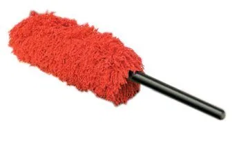 62557 – CA.CARDUSTER Car Duster, 30 Inch Length Red Wax Treated Strands Plastic